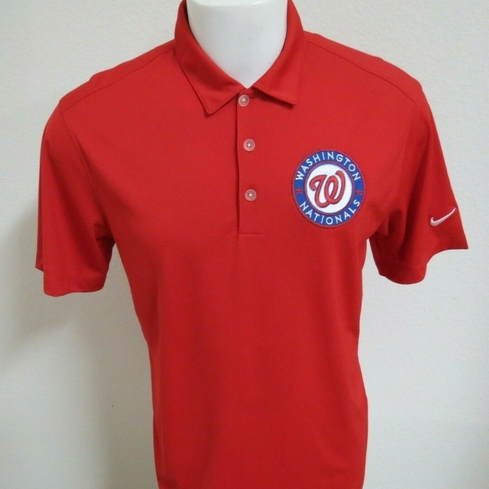 S-3XL Red Nike Dri-Fit Men’s db #42V Polo Shirt